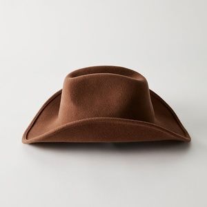 Aritzia Brown Auxiliary Cowboy Hat
